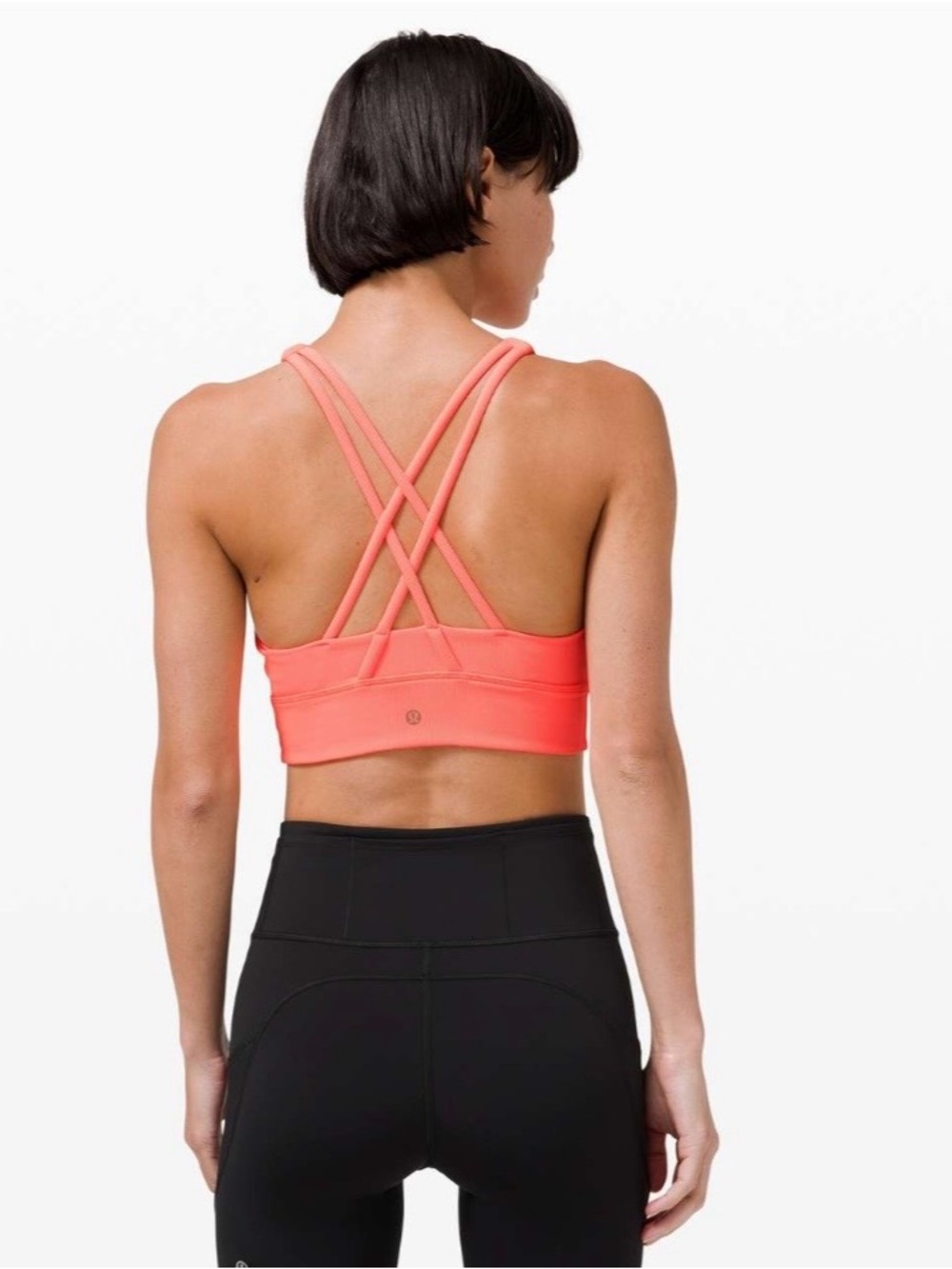 Lululemon energy high neck long line bra size 6